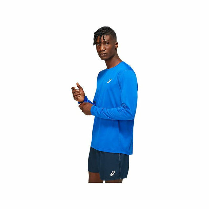 Tricou cu Mânecă Lungă Bărbați Asics Core SS Top Albastru