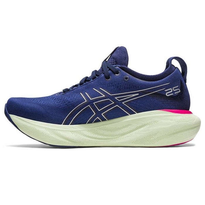 Încălțăminte de Running pentru Adulți Asics Gel-Nimbus 25 Femeie Bleumarin