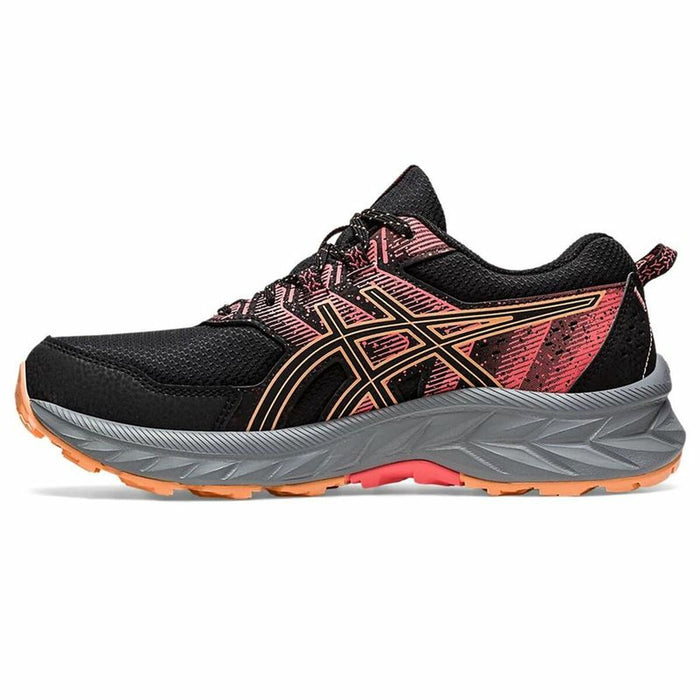 Pantofi sport pentru femei Asics Gel-Venture 9 Negru Portocaliu