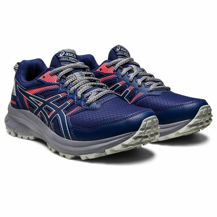 Încălțăminte de Running pentru Adulți Asics Trail Scout 2 Femeie Albastru închis