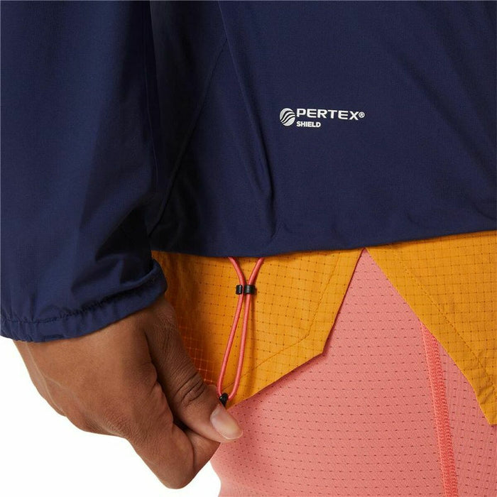 Jachetă Sport de Damă Asics Fujitrail WaterProof Albastru închis