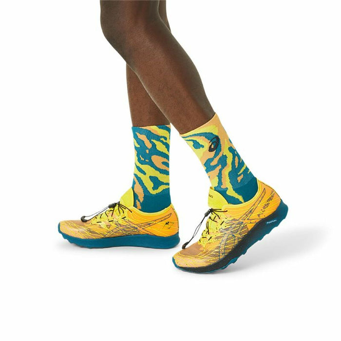 Șosete Sport Asics Run Crew Galben Unisex
