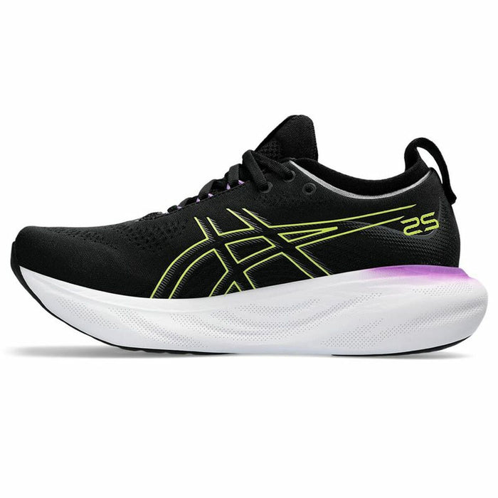 Încălțăminte de Running pentru Adulți Asics Gel-Nimbus 25  Femeie Negru