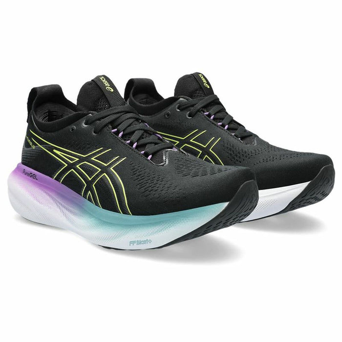 Încălțăminte de Running pentru Adulți Asics Gel-Nimbus 25  Femeie Negru