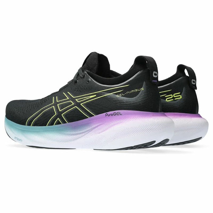 Încălțăminte de Running pentru Adulți Asics Gel-Nimbus 25  Femeie Negru