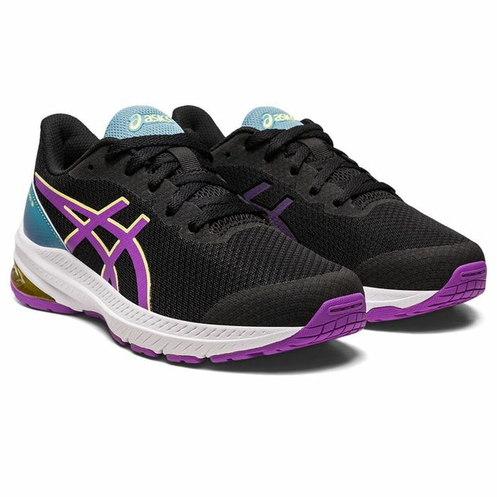 Încălțăminte de Running pentru Copii Asics GT-1000 12 GS Mov Negru
