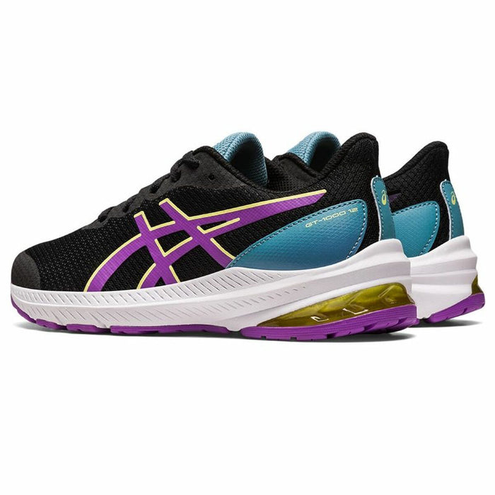 Încălțăminte de Running pentru Copii Asics GT-1000 12 GS Mov Negru