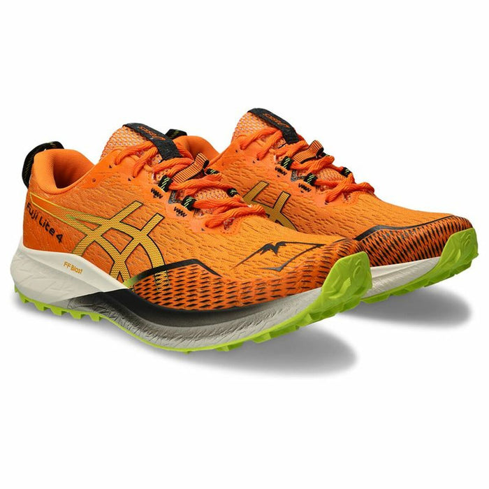 Încălțăminte de Running pentru Adulți Asics Fuji Lite 4 Munte Bărbați Portocaliu