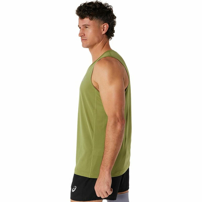 Tricou cu Bretele Bărbat Asics Core Singlet Verde