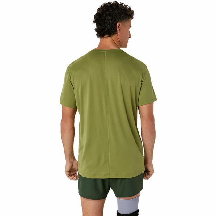 Tricou cu Mânecă Scurtă Bărbați Asics Core Top  Verde militar