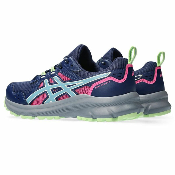 Încălțăminte de Running pentru Adulți Asics Scout 3 Munte Femeie Albastru închis