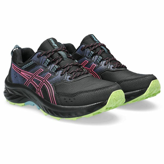 Încălțăminte de Running pentru Adulți Asics Gel-Venture 9  Munte Femeie Negru