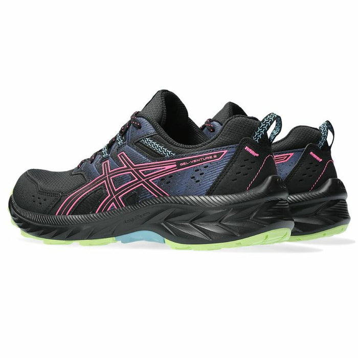 Încălțăminte de Running pentru Adulți Asics Gel-Venture 9  Munte Femeie Negru
