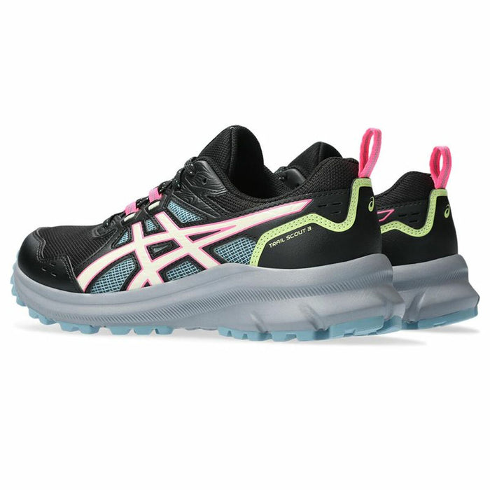 Încălțăminte de Running pentru Adulți Asics Trail Scout 3 Femeie Negru