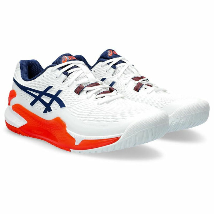 Încălțăminte de Tenis pentru Bărbat Asics Gel-Resolution 9 Alb