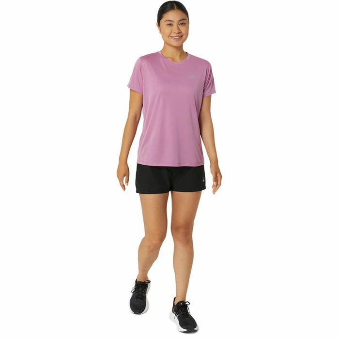Tricou cu Mânecă Scurtă Femei Asics Core Roz deschis