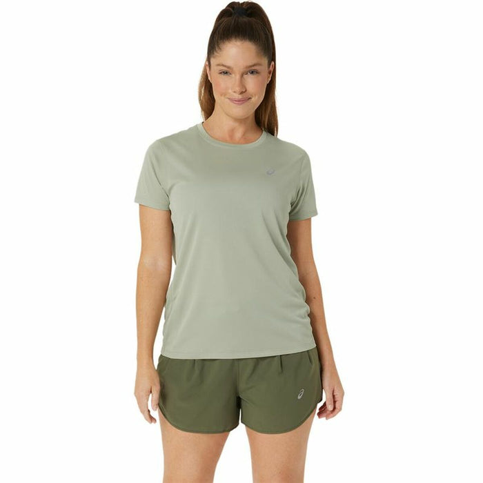 Tricou cu Mânecă Scurtă Femei Asics Core Măslină