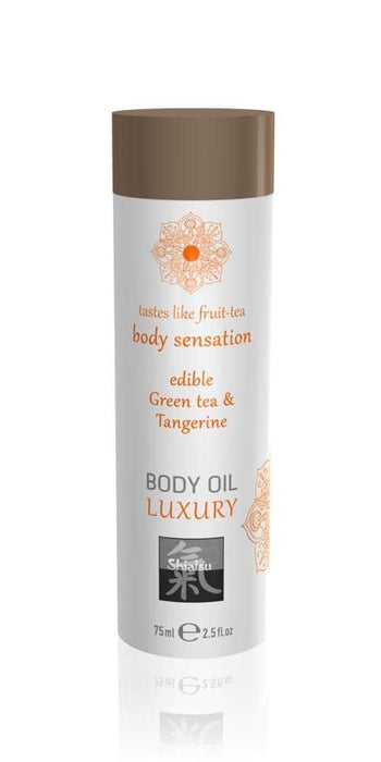 Ulei de masaj, Shiatsu Luxury, aromă de ceai verde și mandarină, 75 ml