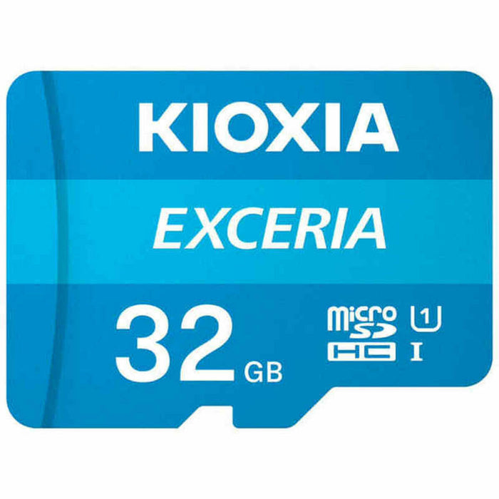 Card de Memorie Micro SD cu Adaptor Kioxia Exceria UHS-I Clasa 10 Albastru 32 GB