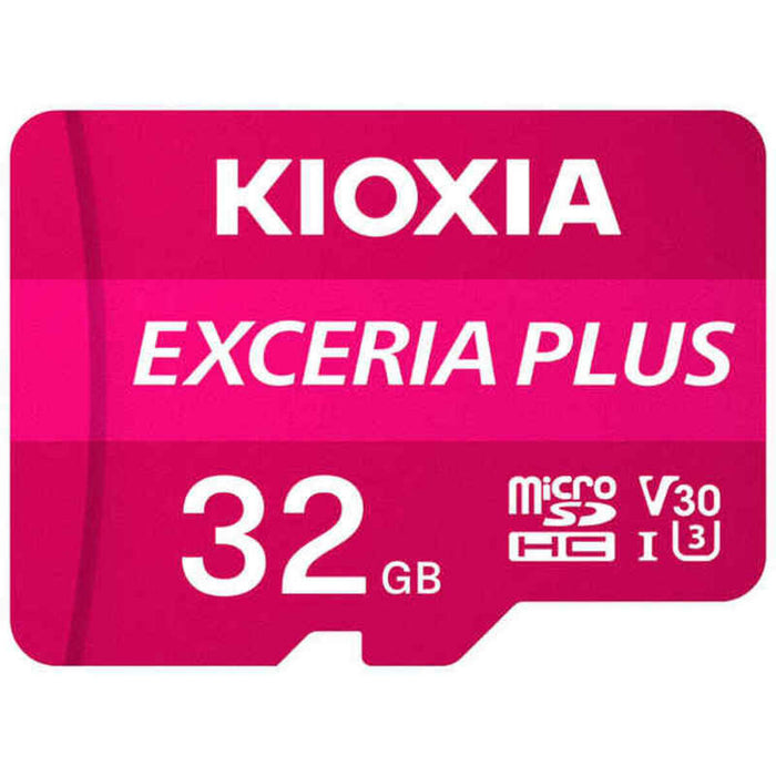Card de Memorie Micro SD cu Adaptor Kioxia Exceria Plus Roz Clasa 10 UHS-I U3