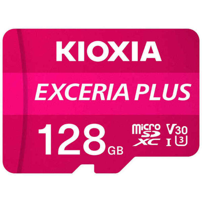 Card de Memorie Micro SD cu Adaptor Kioxia Exceria Plus Roz Clasa 10 UHS-I U3