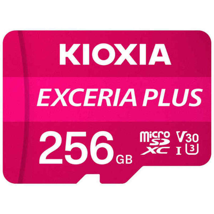 Card de Memorie Micro SD cu Adaptor Kioxia Exceria Plus Roz Clasa 10 UHS-I U3