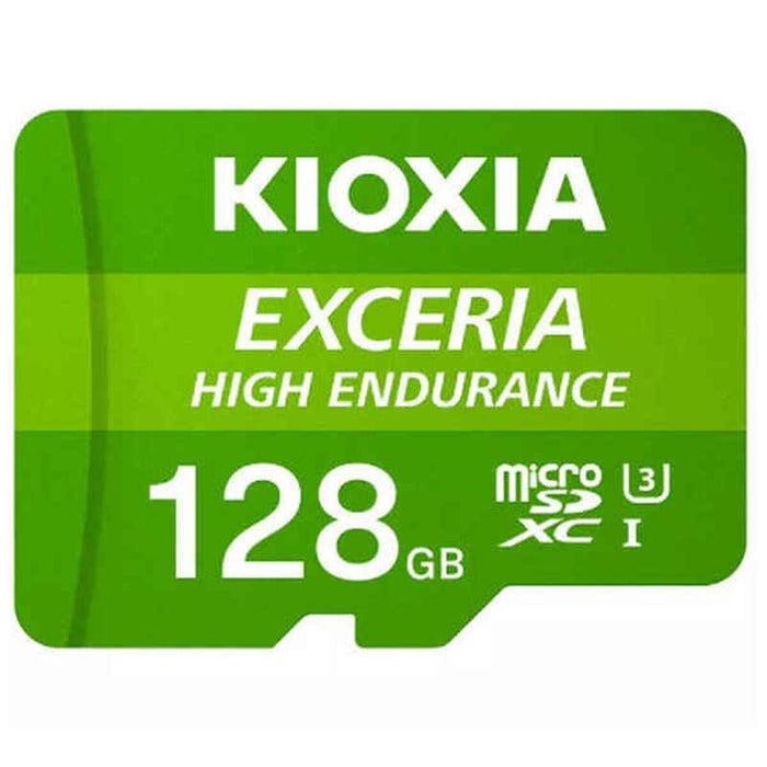 Card de Memorie Micro SD cu Adaptor Kioxia Exceria High Endurance Clasa 10 UHS-I U3 Verde