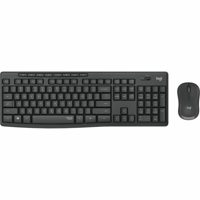 Tastatură și Mouse Fără Fir Logitech 920-009870 Fără Fir Negru Gri Grafit portugheză