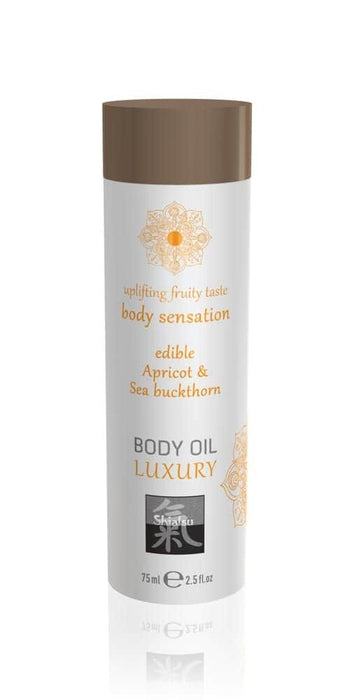 Ulei de masaj, Shiatsu Luxury, aromă de caisă și cătină, 75 ml