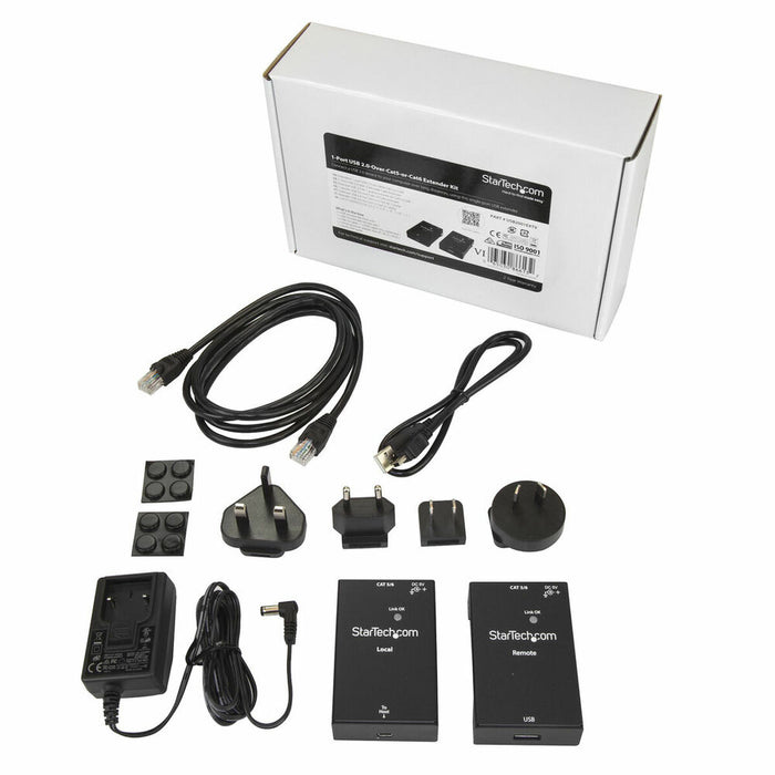 Extensie Startech USB2001EXTV          Negru