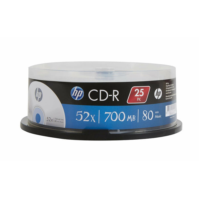 CD-R HP 25 Unități 700 MB 52x