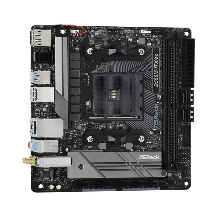 Placă de Bază ASRock B550M-ITX/ac AMD B550 AMD AMD AM4