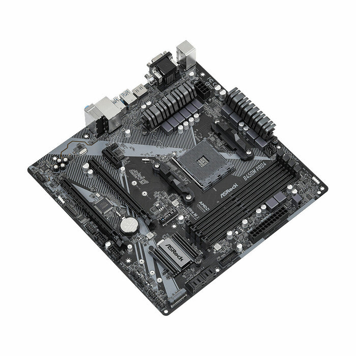 Placă de Bază ASRock B450M Pro4 R2.0 Socket AM4 AMD B450 AMD AMD AM4 LGA 1151
