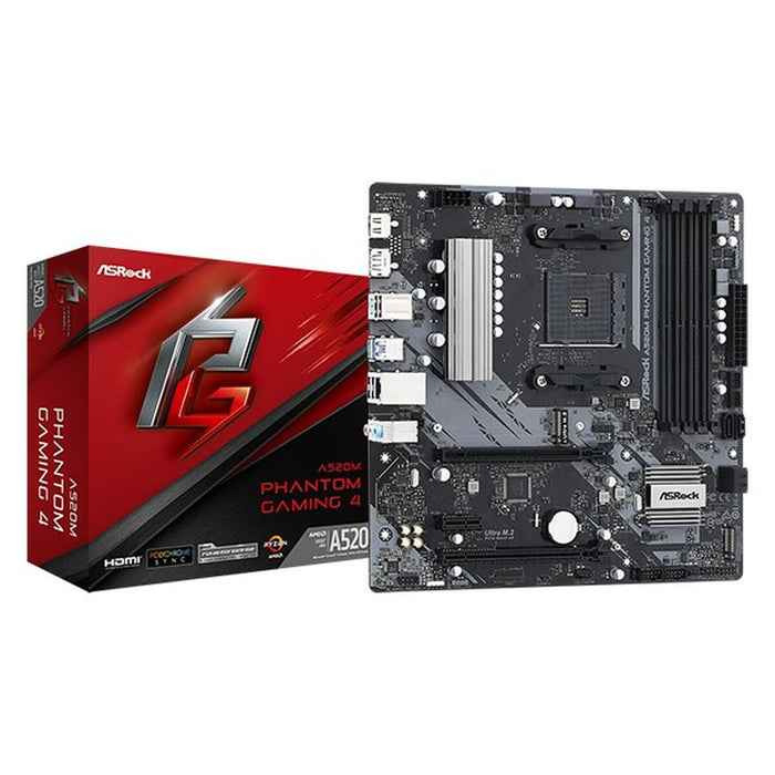 Placă de Bază ASRock A520M Phantom Gaming 4 AMD A520 AMD AMD AM4
