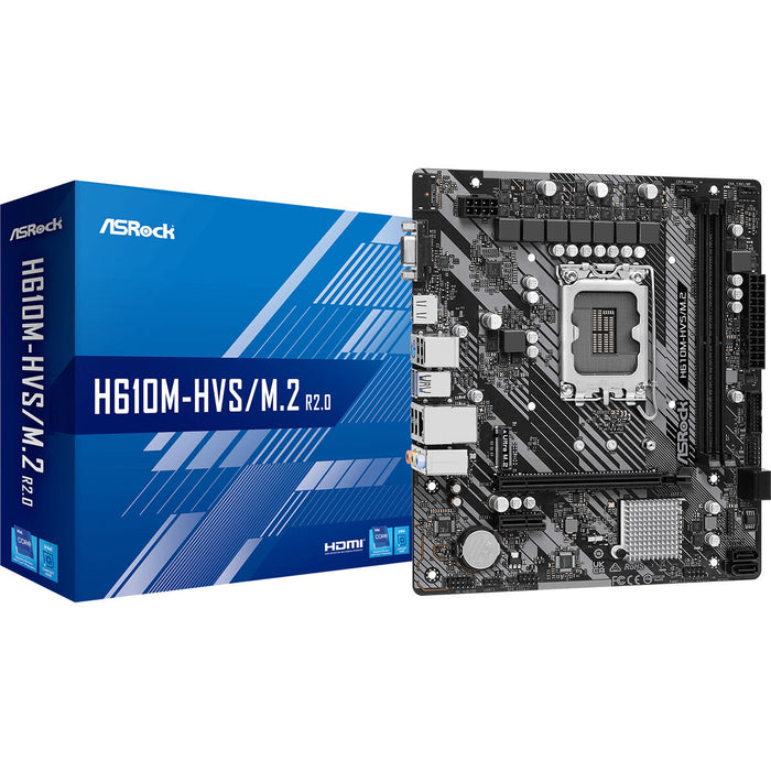 Placă de Bază ASRock H610M-HVS/M.2 R2.0 INTEL H610 LGA 1700
