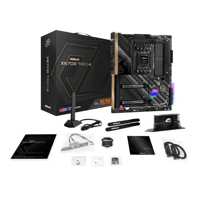 Placă de Bază ASRock X670E TAICHI Intel Wi-Fi 6 AMD AM5
