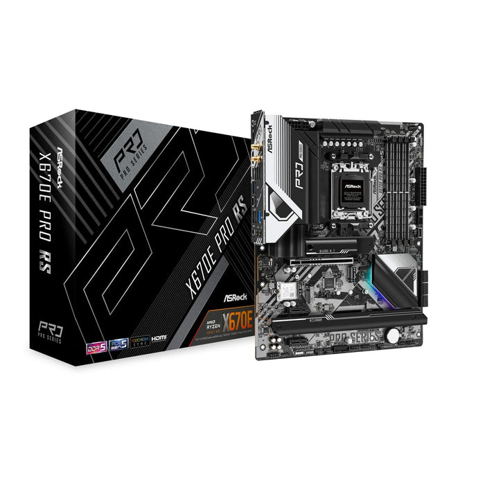 Placă de Bază ASRock X670E Pro RS Intel Wi-Fi 6 AMD AMD X670 AMD AM5