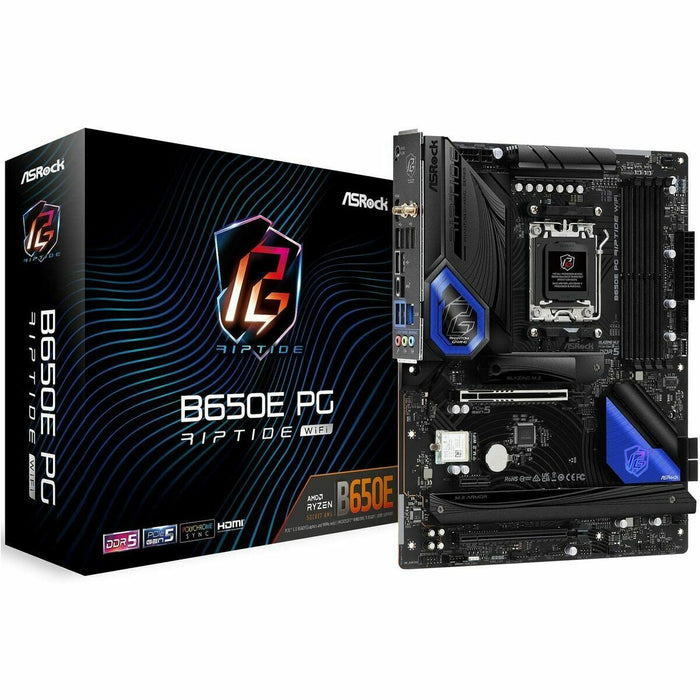 Placă de Bază ASRock B650E PG Riptide WiFi Intel Wi-Fi 6 AMD AMD B650 AMD AM5