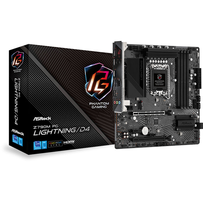 Placă de Bază ASRock Z790M PG Lightning/D4 Intel LGA 1700