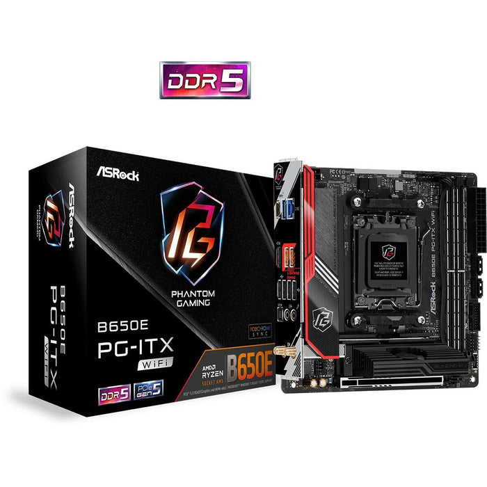 Placă de Bază ASRock B650E PG-ITX WIFI Intel Wi-Fi 6 AMD B650 AMD AM5