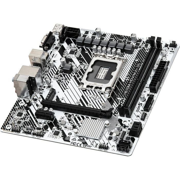 Placă de Bază ASRock H610M-HDV/M.2+ D5 LGA 1700 INTEL H610