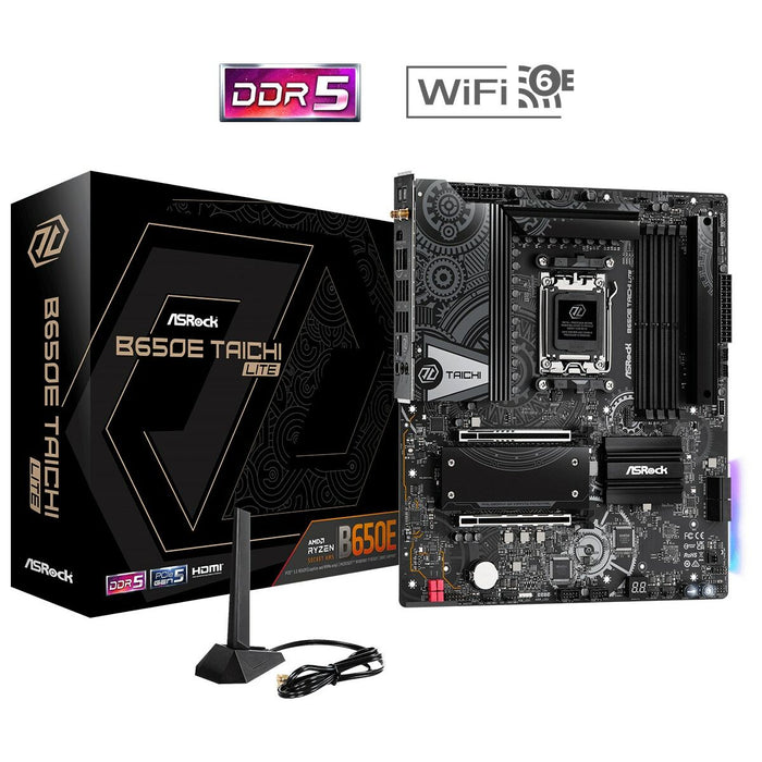 Placă de Bază ASRock B650E TAICHI LITE Intel Wi-Fi 6 AMD B650 AMD AM5