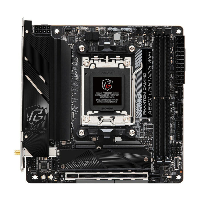 Placă de Bază ASRock A620I LIGHTNING WIFI Intel Wi-Fi 6 AMD AM5 AMD A620