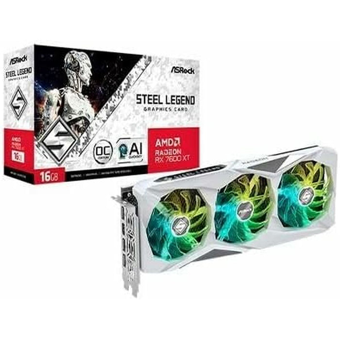 Placă Grafică ASRock RX7600XT SL 16GO AMD RADEON RX 7600 XT 16 GB GDDR6