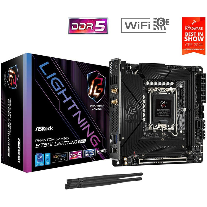 Placă de Bază ASRock B760I LIGHTNING WIFI LGA 1700 Intel B760