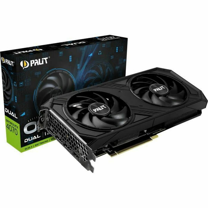 Placă Grafică Palit NED4070019K9-1047D GEFORCE RTX 4070 GDDR6X 12 GB
