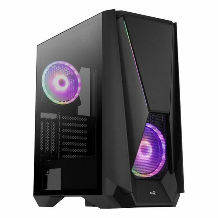 Unitate Semi-tower ATX Aerocool VISORBK LED RGB Negru