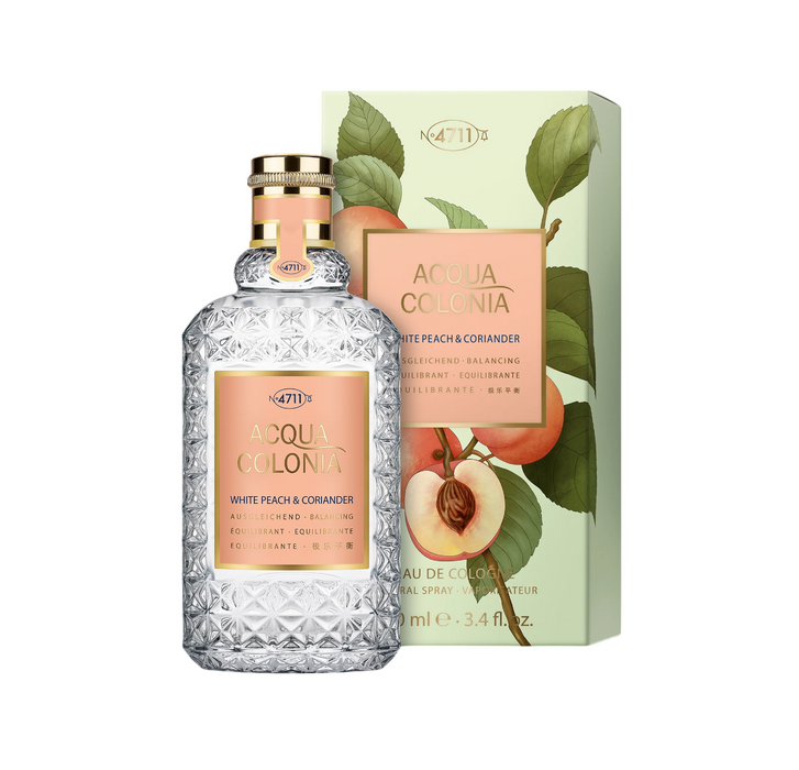 Apă de colonie 4711 Acqua Colonia White Peach & Coriander, unisex, 100 ml
