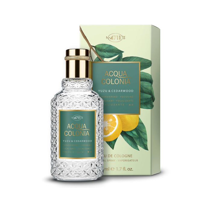Apă de colonie 4711 Acqua Colonia Yuzu & Cedarwood, unisex, 50 ml