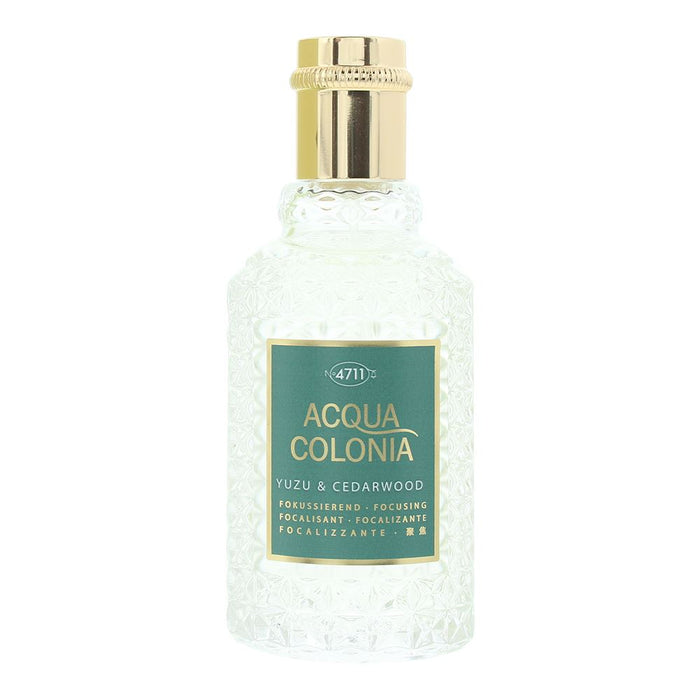 Apă de colonie 4711 Acqua Colonia Yuzu & Cedarwood, unisex, 50 ml